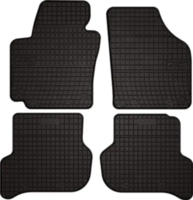 Obrázok produktu pre Gumové autorohože na mieru pre: Seat Altea (2004-08.2008, minivan) černé, sada 4 ks, s úchyty