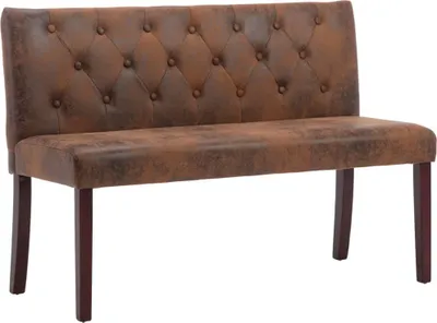 Obrázok produktu pre lavica vidaXL 120 cm hnedý Velúr