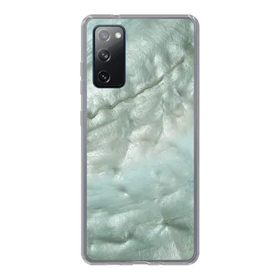 Produktbild von MuchoWow® Handyhülle Schutzhülle Hülle für Samsung Galaxy S20 FE Natursteine - Grün - Perlmutt Silikon Softcase Handy Hülle - Abdeckung