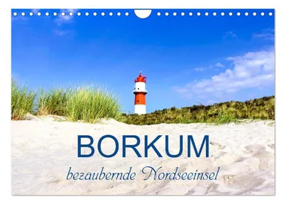 Produktbild von Borkum, bezaubernde Nordseeinsel (Wandkalender 2026 DIN A4 quer), CALVENDO Monatskalender