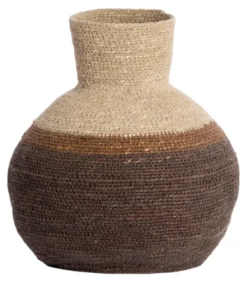 Image de Light & Living petit panier BISIRA brun naturel – Ø23,5x27 cm