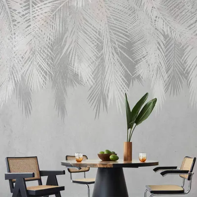 Produktbild von Vlies Fototapete - Pale Palms 250x175 cm Blätter b-A-0762-a-a
