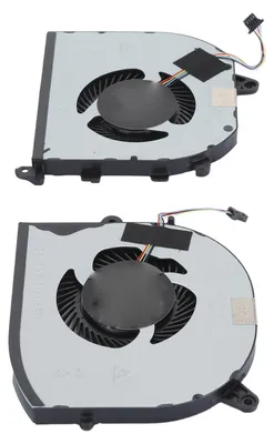 Zdjęcie produktu dla Zamienny wentylator chłodzący do laptopa ze stopu aluminium do modeli Dell XPS 15 9570, XPS 15 7590, XPS 15 9570 oraz Precision 5530 i 5540 (procesor + karta graficzna)