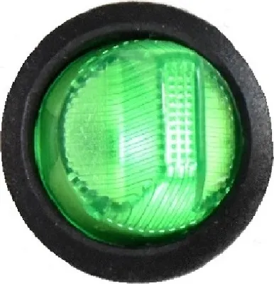 Produktbild von Kippschalter beleuchtet 12V Grün
