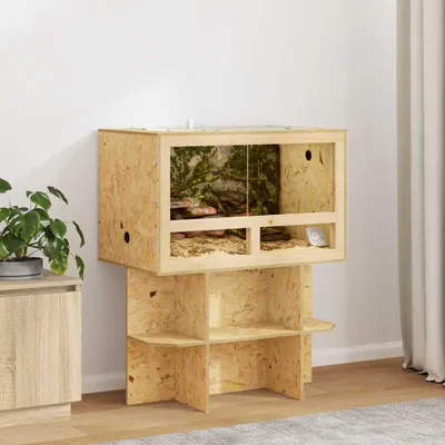 Produktbild von "Schlussverkauf" Terrarium - Viel Platz - Braun 80x50x100 cm OSB  C17424