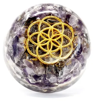 Imagen del producto de Orgonite de oficina - Piedra amatista