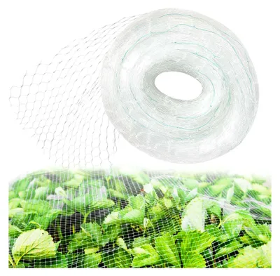 Produktbild von Katzenschutznetz 3x10m in engmaschigem Vogelschutznetz, Taubennetz, Maschenweite 2,5 x 2,5 cm, reißfest, wiederverwendbar, ohne Bohren, für Garten, Balkon, Gemüsegärten oder Obstbäume (weiß)