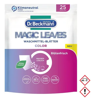 Obrázek produktu pro Dr. Beckmann, Kouzelné plátěnky, prací prostěradla, 25 kusů (VÝROBEK Z NĚMECKA)