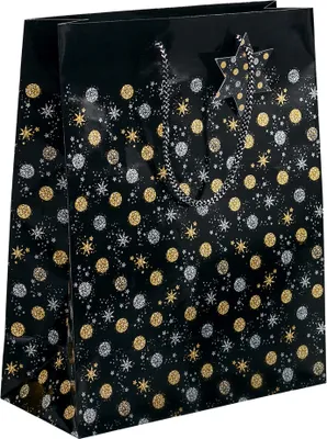 Produktbild von SIGEL GT029 Geschenktasche mittel, Stardust, 170x230x90 mm, 1 Tasche