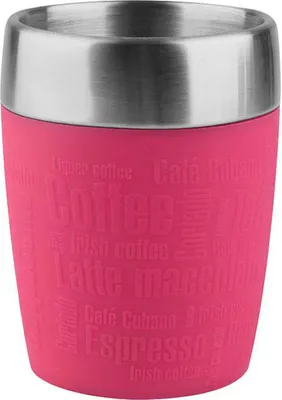 Produktbild von emsa Isolierbecher TRAVEL CUP 0,20 Liter Manschette pink