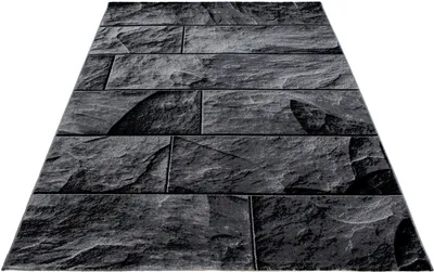 Produktbild von Ayyildiz | Moderner Teppich - Wellen Linien Design - Wohnzimmer Kurzflor - grau - 280 x 370 cm