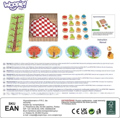 Obrázek produktu pro WOOPIE GREEN Veverka v Sadu Rodinná Stolní Hra