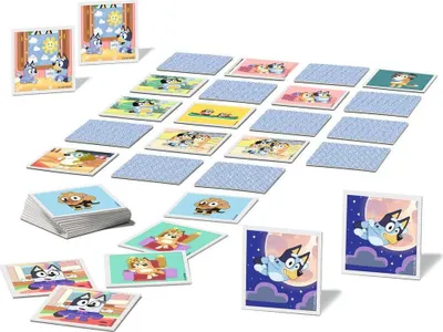 Zdjęcie produktu dla Ravensburger - Premium gra pamięciowa Bluey, oficjalny produkt dla dzieci
