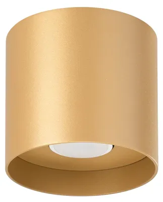 Produktbild von Deckenleuchte Aluminium Ø 12 cm in Gold GU10 rund Modern