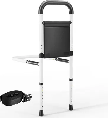 Produktbild von Bettgitter, Betthilfe für Senioren, verstellbar, extra groß mit Tasche, für Schlafzimmer