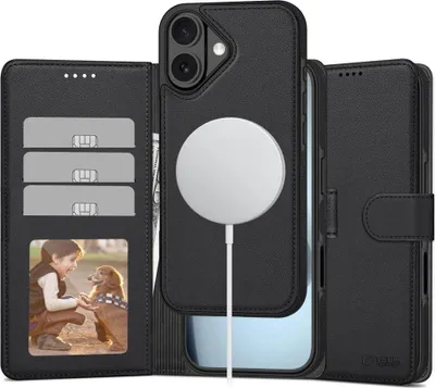 Immagine prodotto di Custodia Tech-Protect Wallet Magsafe per Iphone 17 - Nero opaco