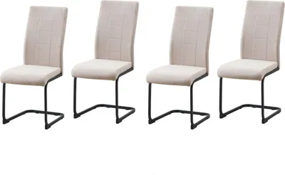 Produktbild von Schwingstuhl 4er-Set Creme LennyP HTI-Line