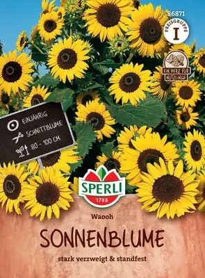 Produktbild von SPERLI Sonnenblumensamen Waooh Helianthus annuus 30 Pflanzen