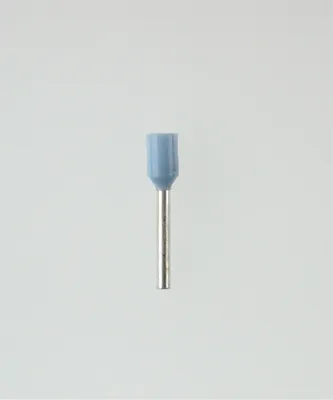 Image de Embouts DIN 46228 partie 4, isolés, taille L, code couleur WE, section 0,25 mm², bleu clair - 1 pièce