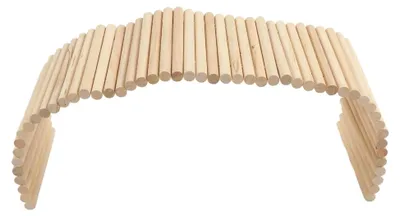 Produktbild von Haustierversteck aus Holz, Brücke und Tunnel für Nagetiere