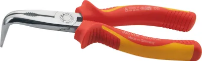 Produktbild von Elora VDE-Flachrundzange mit isolierte, 90° gebogen, ELORA-935-90 205