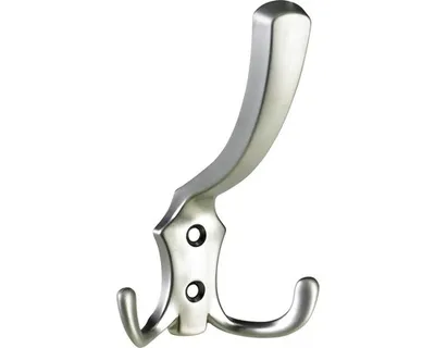 Produktbild von Hettich Hut- und Mantelhaken 12,5 x 7,7 x 7,5 cm vernickelt - 1 Stück