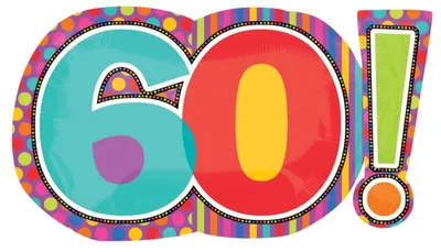 Produktbild von Folienballon "Dots & Stripes" 60 Shape