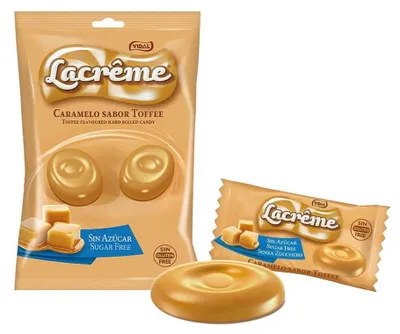 Productafbeelding van Vidal Toffee suikervrij - 900 gram