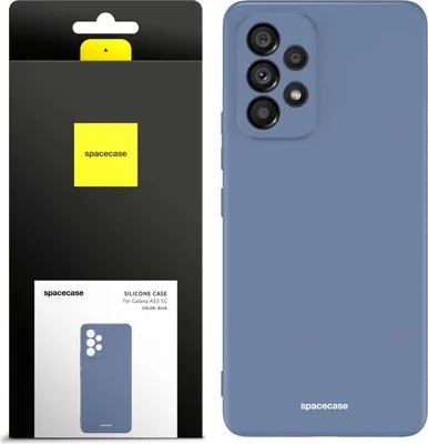 Image de Coque en silicone SPACECASE Coque en silicone pour Galaxy A53 5G Bleu