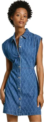 Produktbild von Pepe Jeans Chey Kurzes ärmelloses Kleid Blau S Frau Blau S