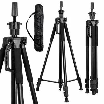 Zdjęcie produktu dla Statyw stojak do główki fryzjerskiej z regulacją 150cm