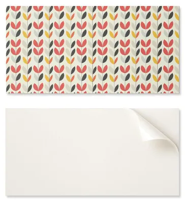Obrázok produktu pre Samolepiaca doska s potlačou – ideálna do kuchyne, rozmer 120 x 60 cm, s vzorom v pozadí