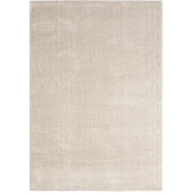 Produktbild von Teppich kurzflor Einfarbig Super Qualität Ultra Soft für Wohnzimmer, Kinderzimmer, Schlafzimmer Läufer, Farbe:Creme, Maße:200x290 cm