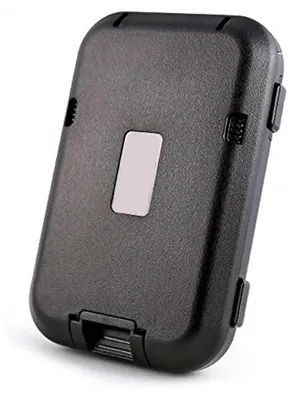 Image de Portefeuille, protection RFID, design minimaliste, noir