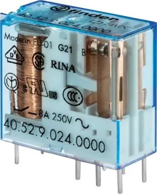 Produktbild von Finder Steck-/Printrelais 40.52.9.024.0000 2W 8A 24VDC