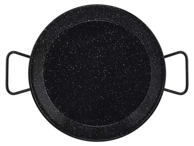 Productafbeelding van Metaltex Paella-pan, braadpan, 38 cm (maximaal diameter), geëmailleerd, geschikt voor inductiekookplaten