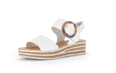 Produktbild von Gabor 44.550 Damen Sandalette - Riemchen Sandalen weiß Elegant NEU