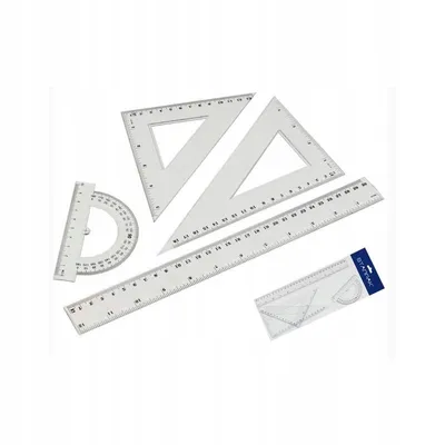 Image de Kit scolaire géométrique 4 éléments