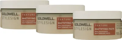 Produktbild von Goldwell Texture Mattifying Paste 3 x 100 ml matte Haarpaste Set