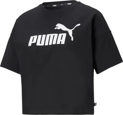 Produktbild von PUMA ESS Cropped Logo Tee PUMA BLACK XL