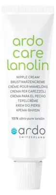 Imagen del producto de Ardo Care Lanolina, crema, para mujeres, protectora, regeneradora, suavizante, calmante, para piel sensible, apta para todo tipo de piel, 10 ml, tubo
