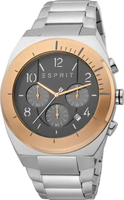 Produktbild von Esprit Uhr ES1G157M0085 Herren Silberfarben