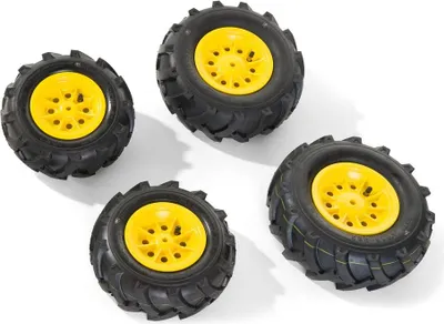 Obrázok produktu pre rolly toys rollyTrac Air Tyres, Pneumatiky pre osobné automobily, 3 rok / roky, Čierna, Žltá