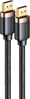 Obrázek produktu pro Usams Display Port Kabel 2M 4K U74 Hd Černá/Černá Sj531Hd01 (Us-Sj531)