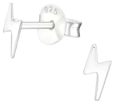 Produktbild von Blitz Ohrstecker: 925 Silber Ohrringe