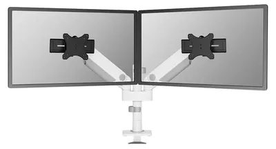 Produktbild von Neomounts DS65S-950WH2 Monitorarm 24-34" - Gasfeder - Topfix - mehrfach verstellbar - 180°-Stopp, Klemme/Durchführung, 11 kg, 61 cm (24"), 86,4 cm (34"), 100 x 100 mm, Weiß