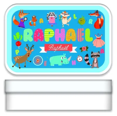 Geschenkbox "Raphael" aus Metall, personalisierbar, 2,7x9,7x6,2 cm