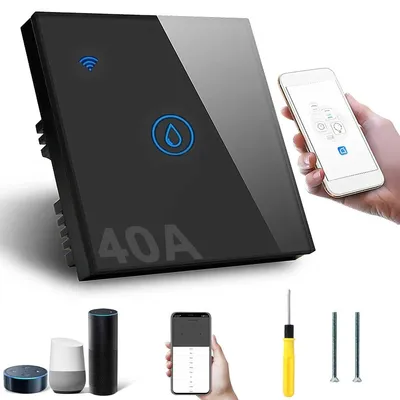 Smart-Tauchheizungsschalter, 40 A, WiFi, Timer, kompatibel mit Alexa