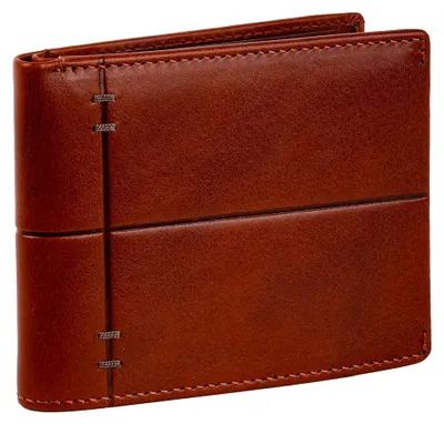 Produktbild von Leder Geldbörse – Italienisches handgefertigtes minimalistisches Design – Brieftasche für Kreditkarten und Bargeld