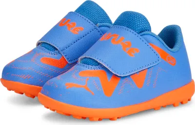 Produktbild von Puma FUTURE Play TT V Fußballschuhe Kleinkinder blau Glimmer orange Gr 20